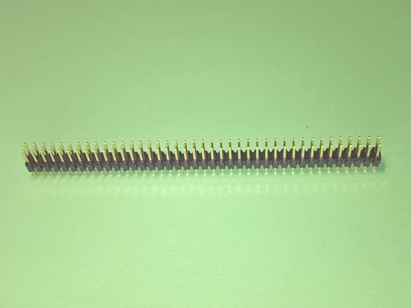 Ïðîñìîòð ôîòî... Ðàçúåì øòûðåâîãî ñîåäèíåíèÿ, äâóõðÿäíûé, 2õ40 pin, øàã 2,54 ìì