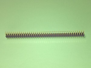 Ïîäðîáíåå... Ðàçúåì øòûðåâîãî ñîåäèíåíèÿ, äâóõðÿäíûé, 2õ40 pin, øàã 2,54 ìì